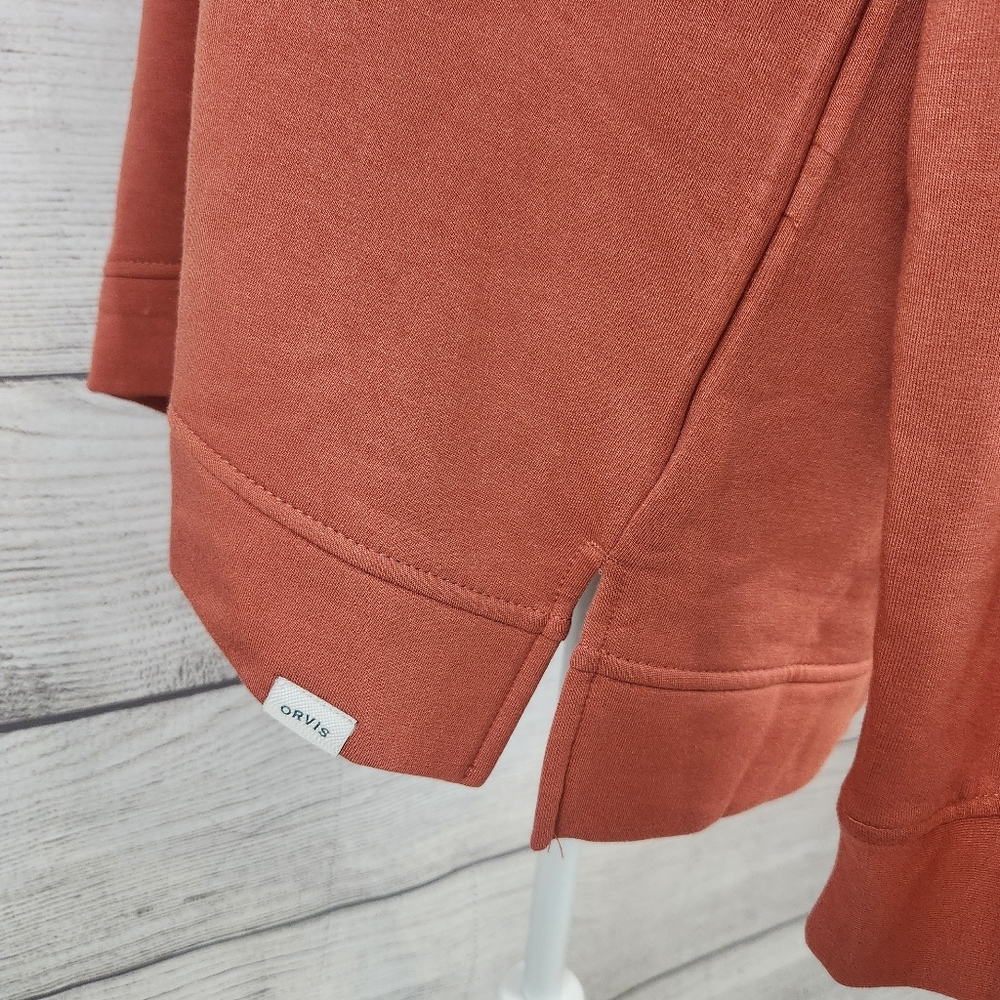Orvis Women's V-Neck Rust Colored Sweater - Picture 4 of 7